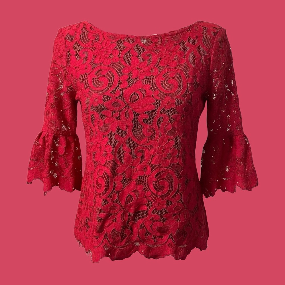 Karen Kane Lace Blouse